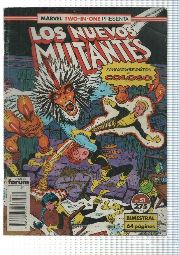 Marvel, forum: Los Nuevos Mutantes num 51 Bimestral 64 paginas - Caceria de Carroñero