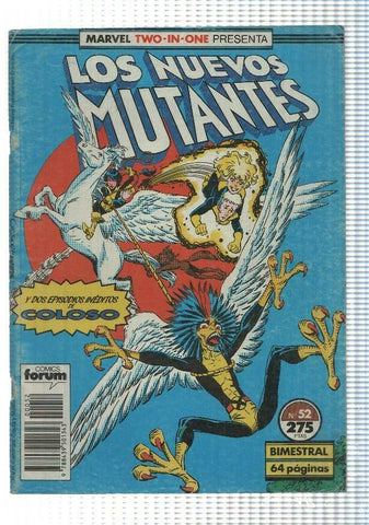 Marvel, forum: Los Nuevos Mutantes num 52 Bimestral 64 paginas - Pajaro en mano
