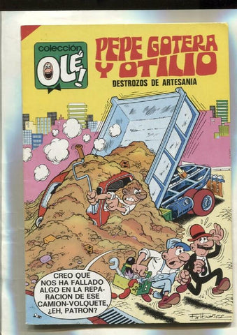 Coleccion Ole numero 031: Pepe Gotera y Otilio: destrozos de artesania