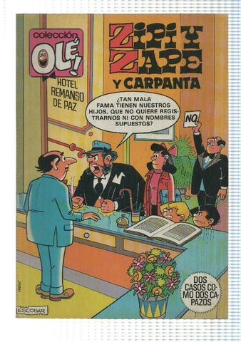 Coleccion Ole numero 231: Zipi y Zape: Dos casos como dos capazos + Carpanta