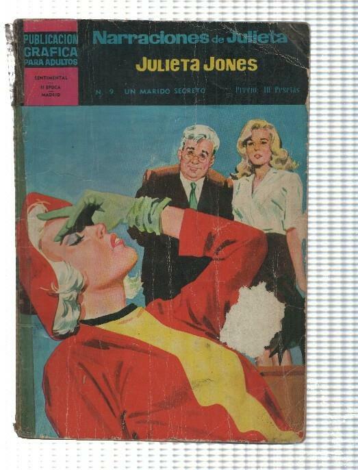 Narraciones de Julieta Jones numero 09: Un marido secreto
