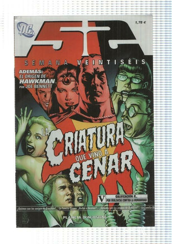 DC, Planeta: 52 Semana 26 (Johns, Morrison) - Termino medio. El origen de Hawkman
