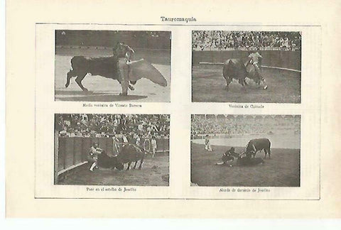LAMINA ESPASA 33509: Vicente Barrera, Chicuelo y Joselito 
