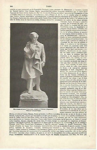 LAMINA ESPASA 33499: Monumento a Echeverria en Argentina