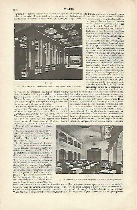 LAMINA ESPASA 33551: Marmorhaus Theater de Berlin