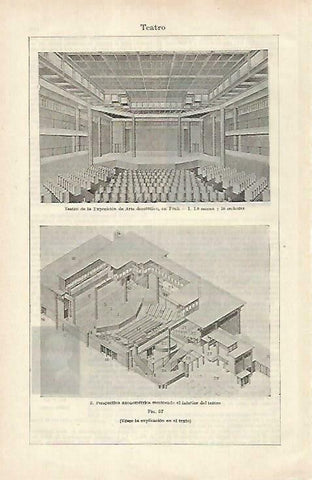 LAMINA ESPASA 33547: Tearo de Arte Decorativo de Paris