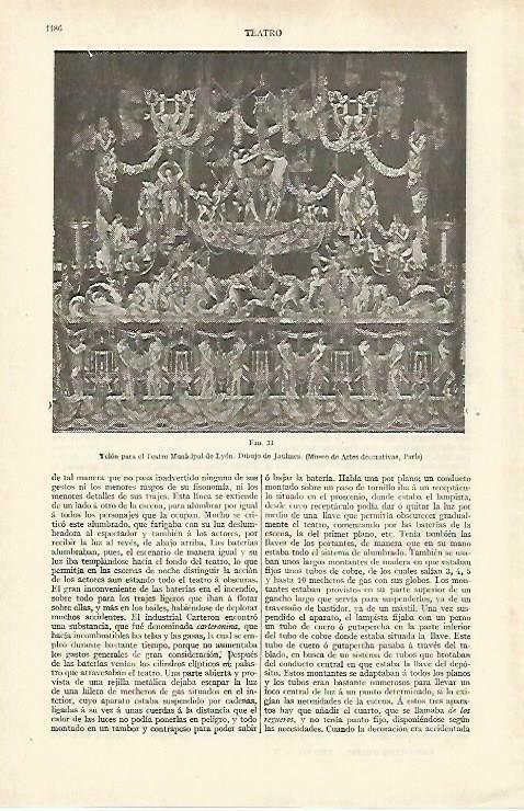 LAMINA ESPASA 33538: Telon para el Teatro Municipal de Lyon