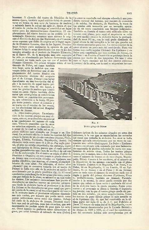 LAMINA ESPASA 33533: Teatro griego de Priene