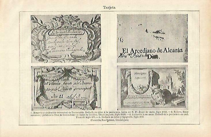 LAMINA ESPASA 33456: Tarjetas de la Colección Ros Rafales de Guadalajara