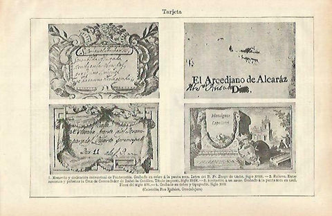 LAMINA ESPASA 33456: Tarjetas de la Colección Ros Rafales de Guadalajara