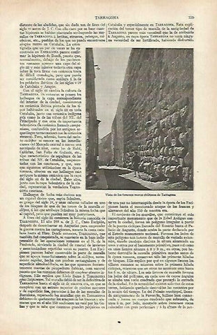LAMINA ESPASA 33476: Muralla de Tarragona