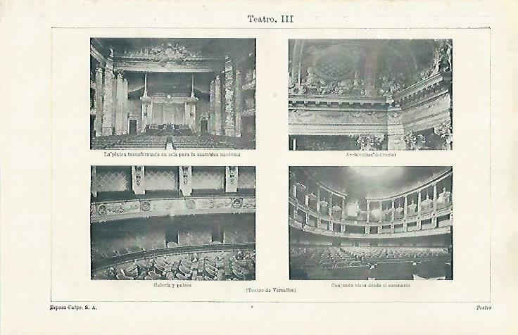 LAMINA ESPASA 33554: Teatro de Versalles