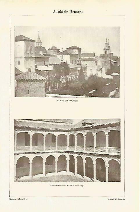 LAMINA ESPASA 33649: Palacio del Arzobispo de Alcala de Henares