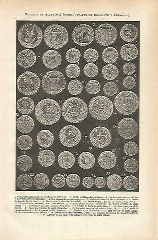 LAMINA ESPASA 33636: Monedas de los Ducados de Brabante y Limburgo