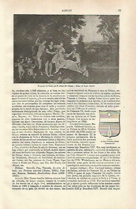 LAMINA ESPASA 33626: El tocador de Venus, por F. Albani