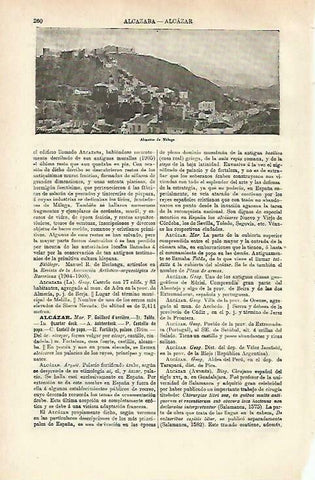LAMINA ESPASA 33656: Alcazaba de Malaga