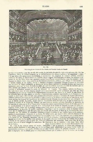 LAMINA ESPASA 33575: Baile de gala en el teatro San Benito de Venecia