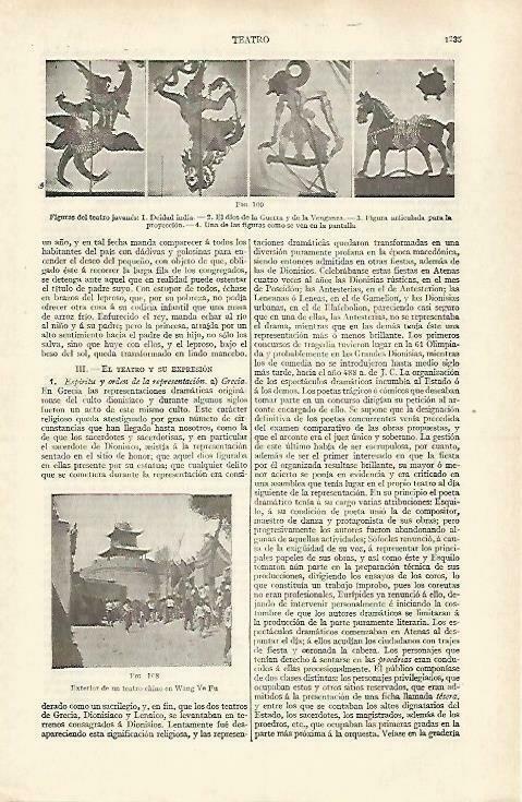 LAMINA ESPASA 33565: Figuras del teatro de Java