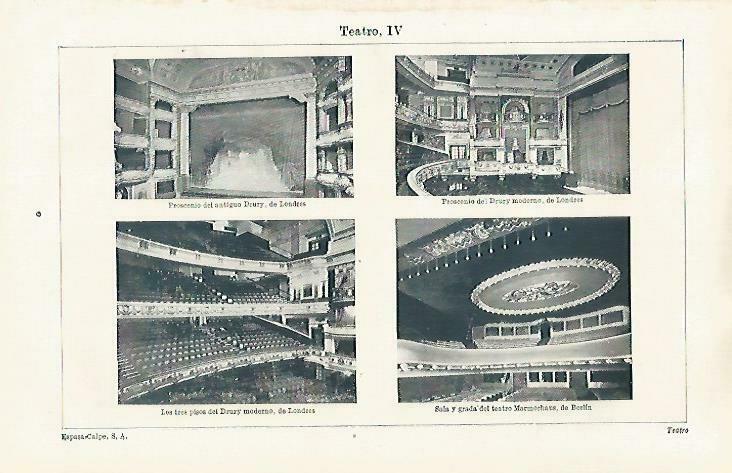 LAMINA ESPASA 33563: Teatro Drury de Londres y Marmorhaus de Berlin