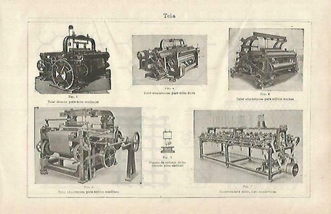 LAMINA ESPASA 33613: Telares 