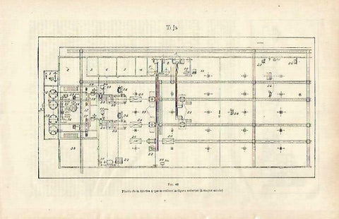 LAMINA ESPASA 33607: Planta de fabrica de tejas