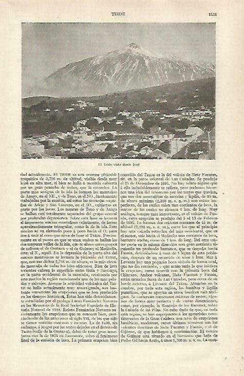 LAMINA ESPASA 33598: El Teide