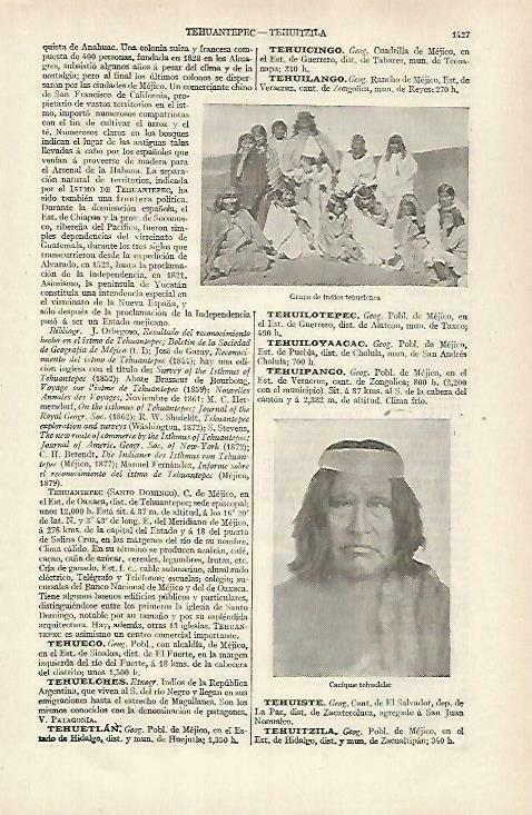 LAMINA ESPASA 33597: Indios tehuantepec