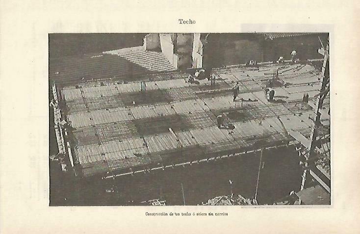 LAMINA ESPASA 33589: Construccion de un techo