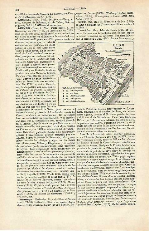 LAMINA ESPASA 33252: Plano de Lido, Italia