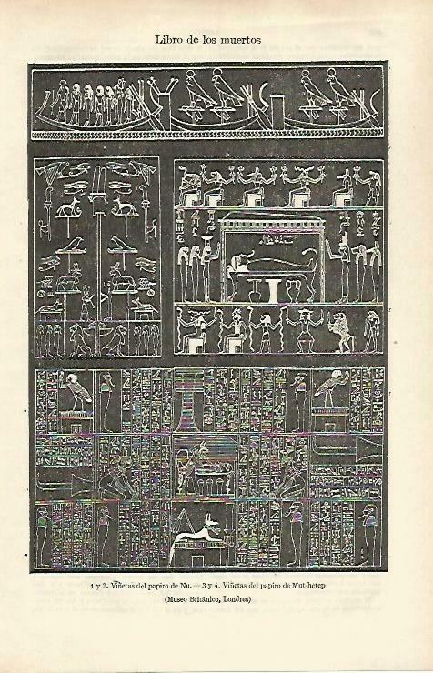 LAMINA ESPASA 33241: Libro de los Muertos en el British Museum