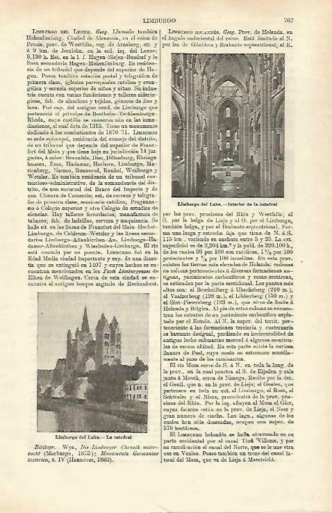 LAMINA ESPASA 33287: Catedral de Limburgo del Lahn, Belgica