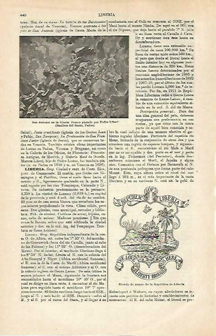 LAMINA ESPASA 33231: San Antonio en la gloria, fresco de Liberi