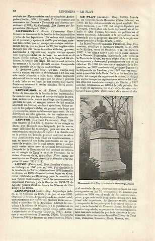 LAMINA ESPASA 33187: Monumento a Le Play en Paris