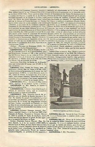 LAMINA ESPASA 33182: Estatua de Leperditt en Rennes