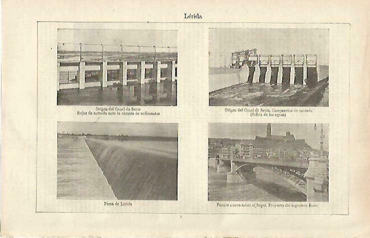 LAMINA ESPASA 33195: Canal de Seros, Lerida