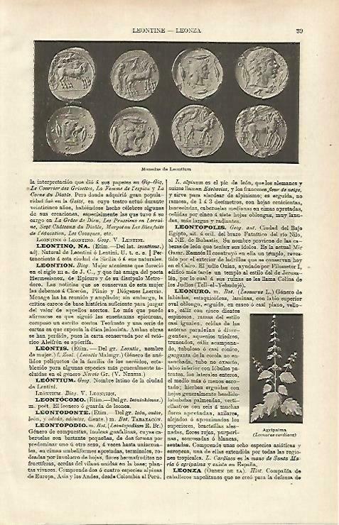 LAMINA ESPASA 33175: Monedas de Leontinus