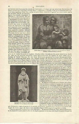 LAMINA ESPASA 33169: Leonardo da Vinci, por Pampaloni