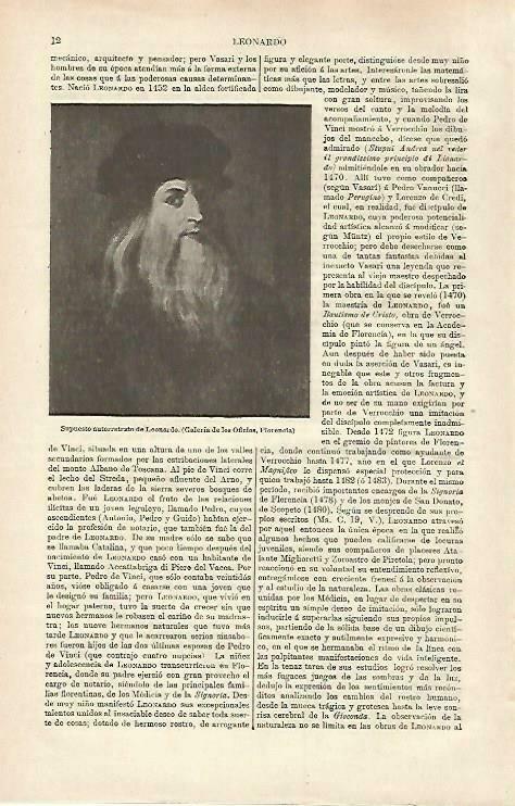 LAMINA ESPASA 33167: Autorretrato de Leonardo da Vinci
