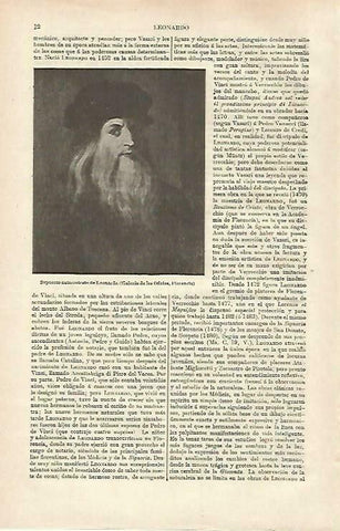 LAMINA ESPASA 33167: Autorretrato de Leonardo da Vinci