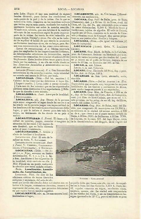 LAMINA ESPASA 33382: Vista de Locarno, Suiza