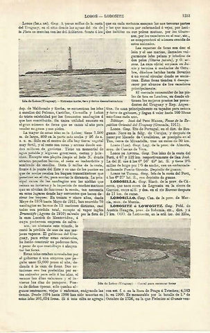 LAMINA ESPASA 33380: Faro de la isla de Lobos, Uruguay