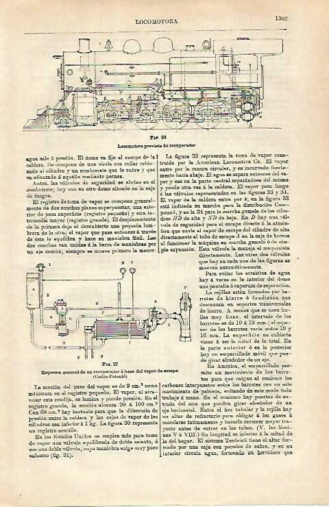 LAMINA ESPASA 33392: Locomotora con recuperador