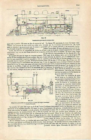 LAMINA ESPASA 33392: Locomotora con recuperador