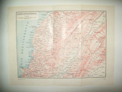 LAMINA ESPASA 33394: Mapa de Libano Septentrional
