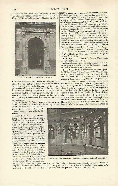 LAMINA ESPASA 33413: Palacio de Ghisalberti
