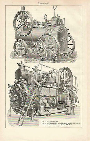 LAMINA ESPASA 33402: Locomovil Lanz