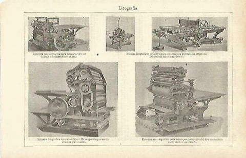LAMINA ESPASA 33361: Litografia
