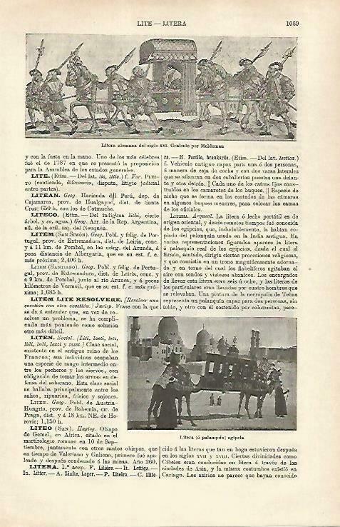 LAMINA ESPASA 33359: Litera de Alemania y de Egipto