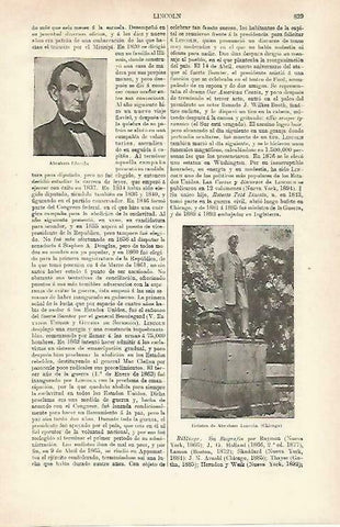 LAMINA ESPASA 33304: Abraham Lincoln