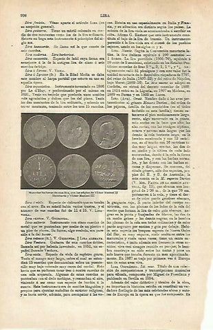 LAMINA ESPASA 33335: Monedas de Victor Manuel II y Victor Manuel III